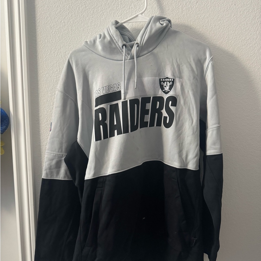 Las Vegas Raiders Gray and Black Hoodie
